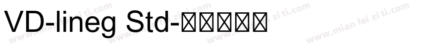 VD-lineg Std字体转换